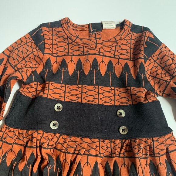 NWT Kate Quinn Organics baby girl bubble romper 6-12 months - Picture 3 of 7